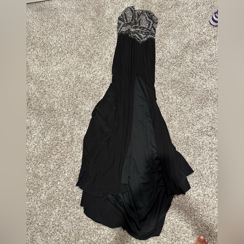 Black/Silver Custom Dress